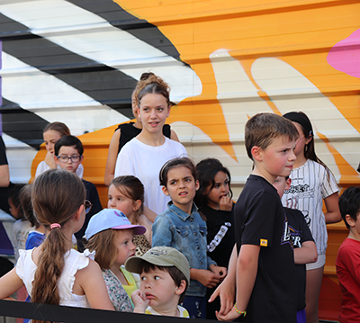 Inauguration de la fresque des enfants